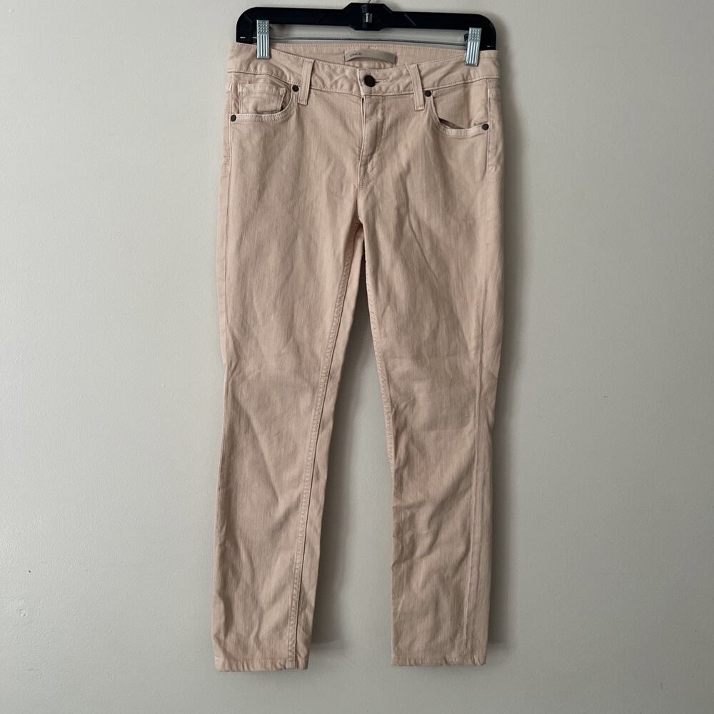VINCE Jeans Women Size 28 light pink Skinny Pants Denim Mid Rise Stretch